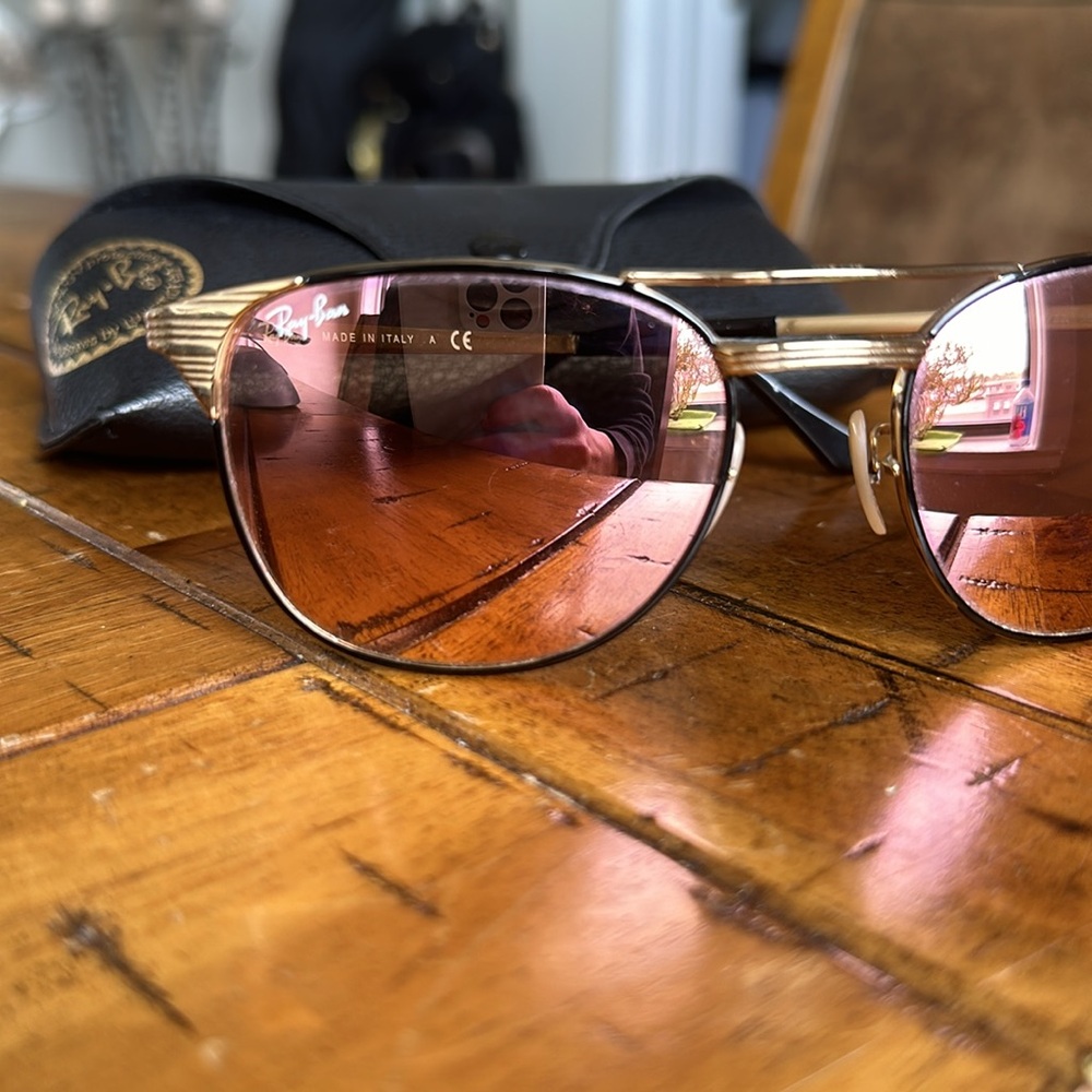 Ray-Ban Signet 55-19 pink sunglasses - Picture 2 of 4